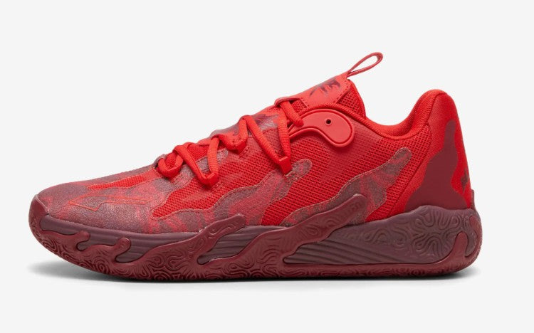 Zapatillas PUMA MB.03 LaMelo Ball Red Indoor Shoes –Size 42