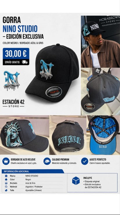 Gorra NINO STUDIO – Edición Exclusiva